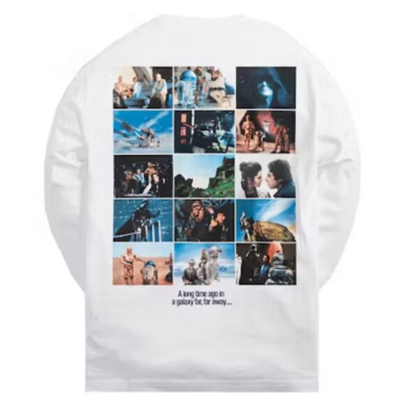 NWOT Kith x STAR WARS Highlight L/S Tee White Size Large - Picture 2 of 2